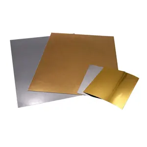Hairline Brushed Finish Gold Silber Metallic PVC Kunststoff platte für den Offsetdruck Visitenkarten