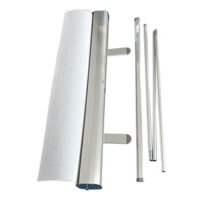 Espositore <span class=keywords><strong>Roll</strong></span>-<span class=keywords><strong>up</strong></span> <span class=keywords><strong>Personalizzato</strong></span> Impermeabile/Antivento, Supporto Pubblicitario in Lega di Alluminio Retrattile per Promozioni - Product Image 2