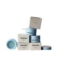 Boîte de kit cosmétique recyclée gaufrage UV brillant pour vernis à ongles huile soins de la peau sérum boîtes rigides pour emballage cadeau