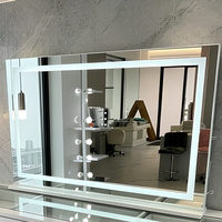 Table de maquillage blanche avec miroir, bureau de coiffure avec tiroirs de rangement pour chambre à coucher et salon