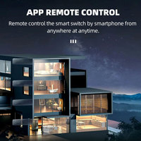 Disjoncteur intelligent sans fil Tuya Wifi avec mesure de puissance 1P 63A sur rail DIN pour maison connectée, commande à distance par application