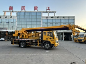 Grúa de Camión de 12 Toneladas, Grúa de <span class=keywords><strong>Tres</strong></span> <span class=keywords><strong>Ejes</strong></span> Montada en Camión para Elevación en Construcción General - Product Image 2