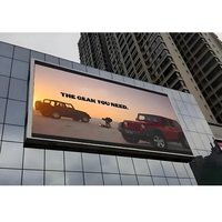 Écran LED mural à large angle de vue, résolution 4K, haute définition, pour affichage publicitaire numérique en extérieur, usage commercial