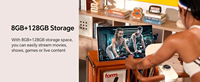Monitor Portátil LED Móvil de 27/32 Pulgadas LCD IPS 120Hz Tipo-C con Pantalla Táctil Android 14, Pantalla Inteligente con SDK, Cartel Digital