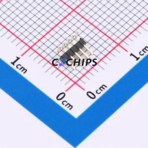 HX PZ1.0-1x5P WZ-AM Pin Header Bent Lead Through Hole,P=1mm Connector 1x5P 1mm Pin Header Right Angle Insert - Product Image 1