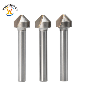 1/4 ''Shank đường kính tốc độ cao thép đồ gỗ Cutter End phay OEM tùy chỉnh CNC Router bits 3D V rãnh Carbide khoan bit - Product Image 4