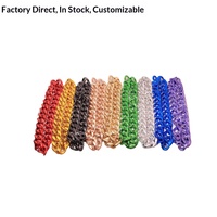 Collier pour homme en plastique doré, style urbain, avec chaîne épaisse en imitation perles et bambou doré, style hip-hop, extra-épais et exagéré