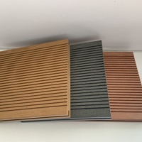Planches de terrasse en WPC rainurées pour extérieur, jardin, piscine, terrasse en composite bois-plastique