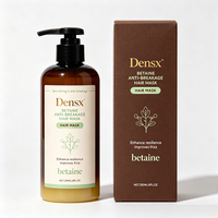 Crème capillaire réparatrice anti-chute à base de plantes, marque privée OEM, complexe réparateur végétal à la bétaïne, réparation profonde des cheveux abîmés, anti-frisottis, 250 ml