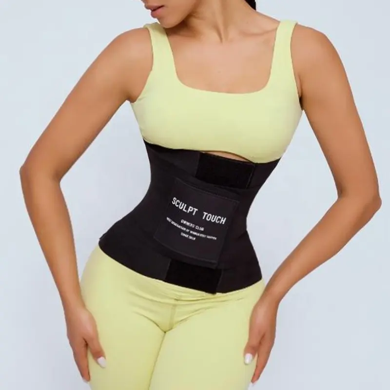 High Compression Waist Wrap Tummy Control Belt Exercise Slimming Shaper Weight Loss Wrap Compression Girdle Triple Waist Trainer