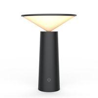 Lampe de bureau LED rechargeable à piles au lithium, mini lampe de nuit, lampe de table avec température de couleur et luminosité réglables