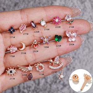 Pendientes Modernos ZUOLA con Circonita 5A, Estilo Metálico, Chapados en Oro de 18K, Postes de <span class=keywords><strong>Titanio</strong></span> para Perforaciones, Cómodos para Uso Diario - Product Image 6