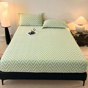 Sábanas Ajustables de Terciopelo de Leche con Estampado Mambo Clase A 360 °   Juego de Sábanas con Diseño de Banda Elástica Completa, Suaves, Cálidas y Antideslizantes - Product Image 5