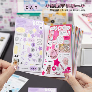 Serie Simple Notes, Planificador Estilo Coreano en Inglés, Materiales de Decoración Navideña, Collages Autoadhesivos Brillantes, 30 Hojas - Product Image 6