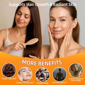 OEM Pompoenzaadolie Gummies met Saw Palmetto voor haargroei, prostaat- en huidgezondheid. Pompoenzaadolie supplement voor mannen & vrouwen. - Product Image 3