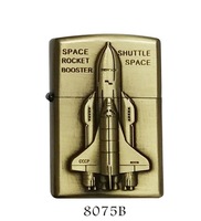 Nouveau Briquet à Kerosène à Roue à Silex Personnalisé Couleur Bronze Rechargeable en Métal pour Cigarettes