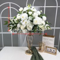 Ensemble de supports à gâteaux pour décoration de mariage en plein air, présentoirs à desserts pour fêtes, fournitures de mariage, fleurs artificielles