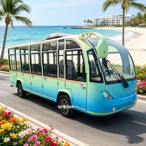 Bus touristique électrique personnalisé, directement de l'usine chinoise, 11/14 places, véhicule de navette touristique à basse vitesse et écologique avec climatisation en option - Product Image 2