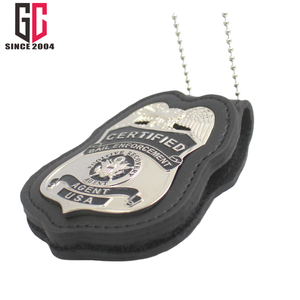 Lencana Logam Enamel Kustom Pabrik, Berlapis Perak, dengan Peniti Pengaman dan Lapisan Kulit - Product Image 2