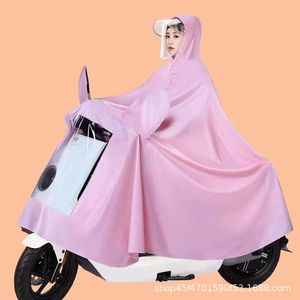 Imperméable pour vélos électriques, motos, adultes, tissu Oxford épais et large, imperméable pour un ou deux conducteurs - Product Image 3