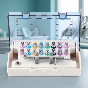 Kit Prothétique Universel Grip Surgical GS, Ensemble de Clés Dynamométriques pour Implants Dentaires 16 Pièces, Embouts Codés par Couleur, Outil Manuel à Cliquet, CE - Product Image 4