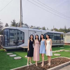 แคปซูลมือถือ18sqm 39sqm 28sqm หรูหราทันสมัยบ้านเคลื่อนที่พร้อมที่จะมีชีวิตอยู่แคปซูลขนาดเล็ก - Product Image 1