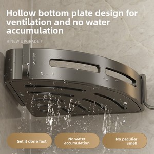 Manufacturer Metal Bathroom <strong>Shower</strong> Triangle Shelf Restroom Toilet <strong>Rack</strong> Non-Drilling Wall-Mounted Bathroom Storage <strong>Rack</strong> - Product Image 3