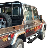 Estribos Eléctricos de Aleación de Aluminio para Toyota Land Cruiser Serie 79, Accesorios y Repuestos para Autos