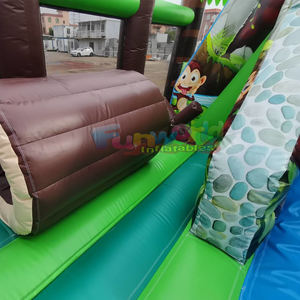 Parc de jeux gonflables commercial pour enfants, structure de jeux gonflable avec toboggan, parc d'attractions pour tout-petits, ville de jeux gonflables - Product Image 5