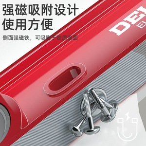 ระดับน้ำอลูมิเนียมแข็ง Delixi Electric ขนาด 300 มม. แบบแม่เหล็ก เกรดอุตสาหกรรม - Product Image 2