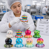 Vente en gros Nouveauté 2026 Jouet Squishy Pieuvre en Mousse PU à Remontée Lente Parfumé Anti-stress