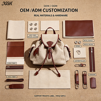 Tas Ransel Linen Desainer Wanita Mewah Kasual Tas Selempang Minimalis Tas Selempang Multifungsi Tas Ransel Kecil Modis OEM ODM