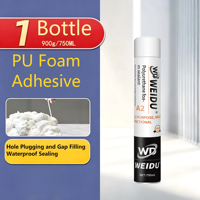 Mousse polyuréthane expansive anti-rétrécissement 750 ml, mousse PU dure en spray pour la construction
