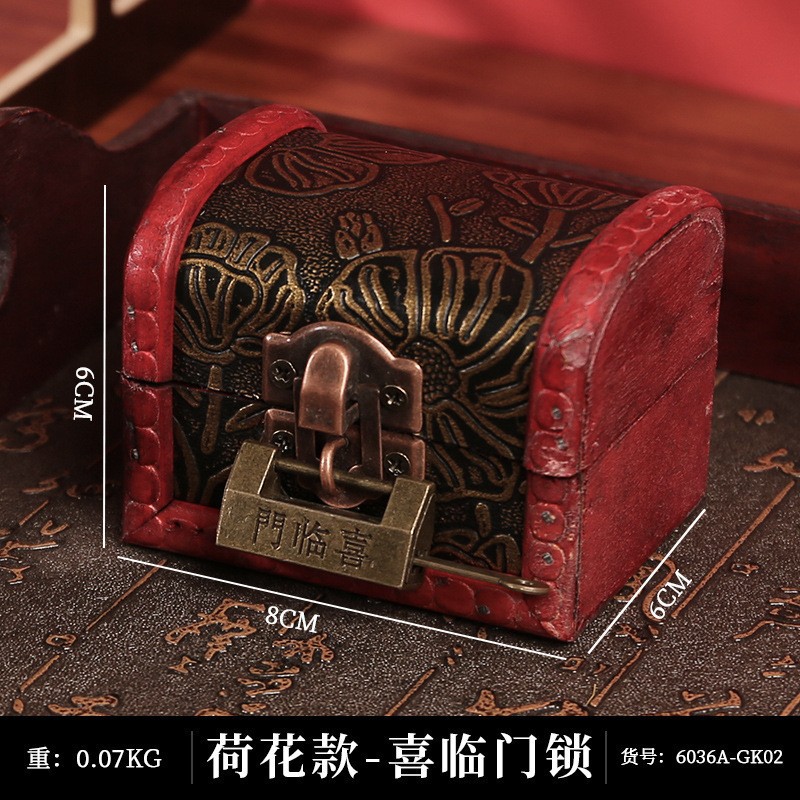 Serrure de porte style fleur de lotus