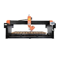 Scie à pont pour blocs de pierre CNC, découpe dynamique à 90/360 degrés, scie à pont pour pierre, routeur pour pierre, scie à pont pour granit, machine de gravure sur pierre