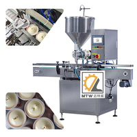 Machine de remplissage automatique de bouteilles et de pots de yaourt MTW avec pompe à rotor et dosage de haute précision pour produits laitiers