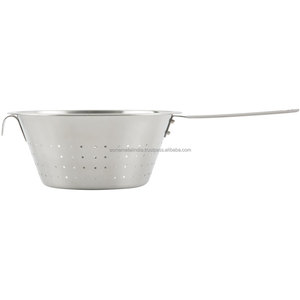 Vente chaude Cuisine Passoire Passoire Fruits Légumes Riz Panier À Laver Argent Passoire En Acier Inoxydable pour Un Drainage Facile - Product Image 1
