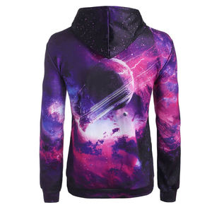 Gran oferta, personaliza tu propio diseño básico, sudaderas con capucha de sublimación estampadas mezcladas de algodón, sudaderas con capucha de invierno de calidad al por mayor para hombres - Product Image 3