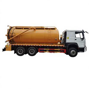 Camión de Succión y Drenaje de Limpieza con Doble Puente Trasero, Diésel Manual, 20cbm, Sinotruk - Product Image 1