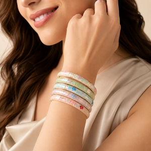 Nouvel Arrivage Bracelet Tendance Style Rétro Chinois en Alliage Plaqué Platine avec Breloques Italiennes Chat de Dessin Animé en Émail et Fil de Soie - Product Image 2