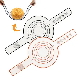 Reusable Sourdough Liners Silicone Bread Sling Dutch Oven Baking Mat Silicone Bread Baking Mat With Long Handles