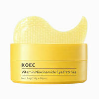 Patchs pour les yeux à la vitamine Niacinamide, aident à améliorer l'apparence des cernes irréguliers, patchs tonifiants pour les yeux