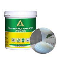 Scellant en caoutchouc de silicone transparent polyuréthane polyurée matériau clair revêtement de colle étanche pour carrelage de bâtiment extérieur