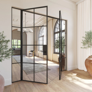 Porta a Battente in Alluminio di Alta Qualità con Isolamento Acustico e Vetro Temperato per Decorazione Interna del <span class=keywords><strong>Soggiorno</strong></span> - Product Image 1