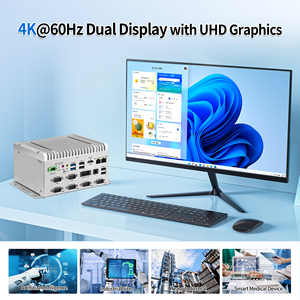 CWWKIPC Fanless <strong>Computer</strong> 6COM 8PIN GPIO 4USB UHD Graphics J6412 Dual LAN 4K Display Auto Power Embedded Industrial Mini PC - Product Image 6