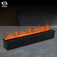 WATER CROWN 800-2000mm Cheminée électrique Flamme Vapeur Vapeur Cheminée murale Panneau mat Brûleur pour décoration intérieure