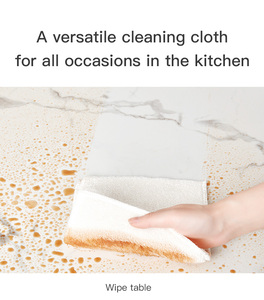 Paños de Cocina Reutilizables de Fibra de Bambú Viscosa, Cuadrados de 7x9 Pulgadas, Altamente Absorbentes, para Cocina y Hogar - Product Image 5