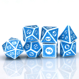 Haute qualité HS DICE polyédrique mdn RPG donjons et dragons ensemble <span class=keywords><strong>de</strong></span> dés à motif acrylique - Product Image 2