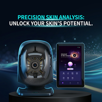 Herramienta profesional de diagnóstico de piel con wifi para uso en salones, escáner facial inalámbrico para prueba de melanina y pigmentación.