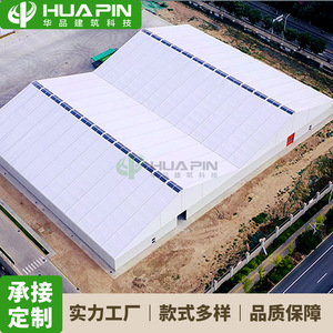Tente rectangulaire en alliage d'aluminium Huapin Building Technology 50x65m, imperméable et isolante thermiquement, pour entrepôt et logistique - Product Image 4